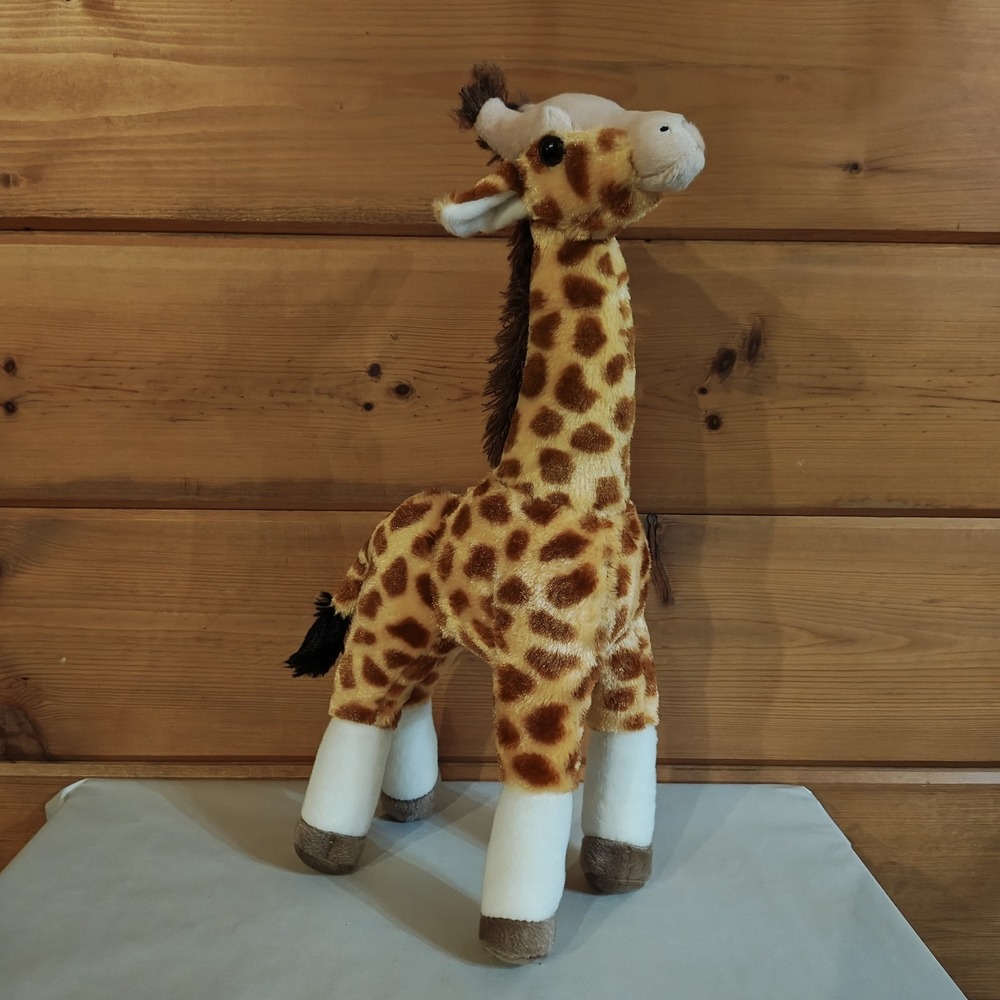 17" Wild Republic Plush Giraffe Silky Soft Weighted Feet Stuffed Animal